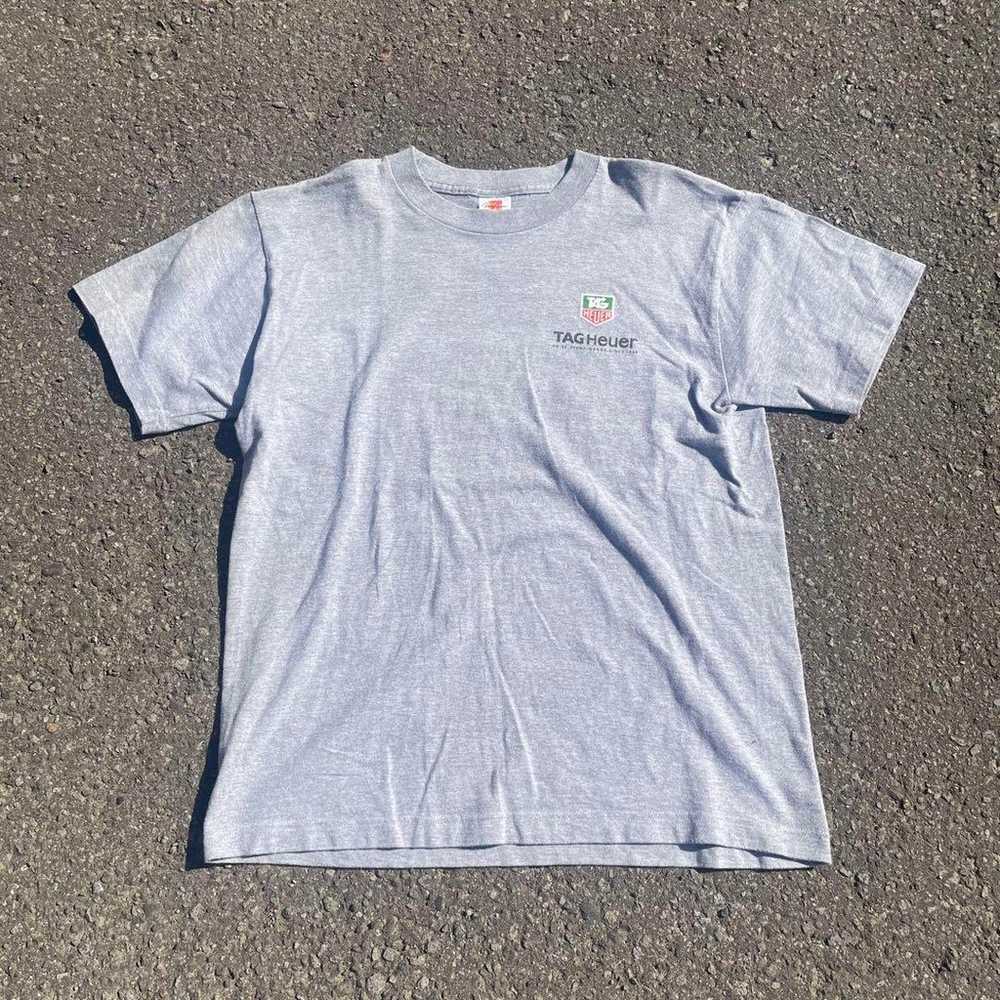 [Used Clothing] TAG Heuer T-shirt Gray Short Length M