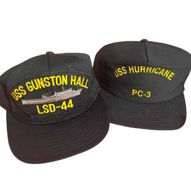 Vintage snapback hat uss - Gem