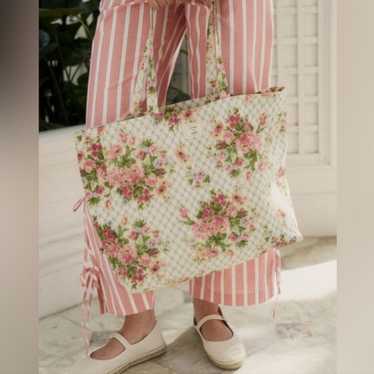 【新品未使用 】 SÉZANE X ANDION バケツバッグ　セザンヌ　リネン Bucket Bag - Sézane x Andion - Agosto Print - Linen - Sézane