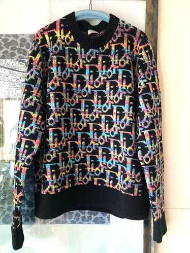 【DIOR】Sweater with Dior oblique inserts コットン 2color Dior sweater with Dior oblique inserts