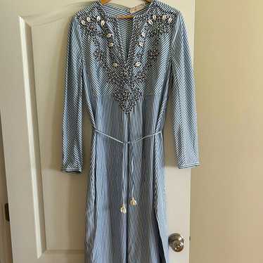☆要在庫確認☆ Tory Burch Grey Kaftan With Contrasting trim Tory Burch Cover-ups and kaftans for Women | Online Sale up