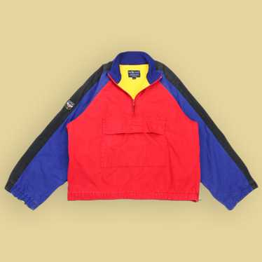 90s vtg Ralph cotton check anorak P（Polo Ralph Lauren