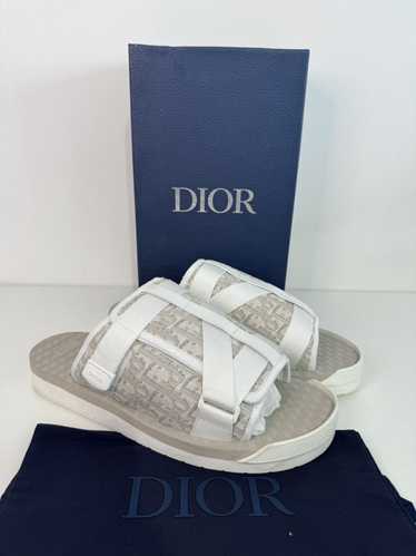 サンダル Dior Alpha Dior Oblique Jacquard Sandals Dior Men's Alpha Sandal Ebony Dior Oblique Jacquard Slip Ons