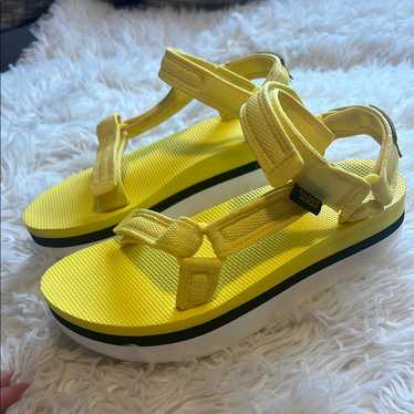 Teva Flatform Universal Mesh Print Size 8 Platfor… - image 1