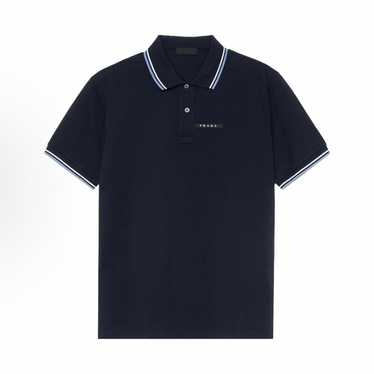 【autentico】新品 PRADA ポロシャツ　紺 Prada blue polo shirts - Gem