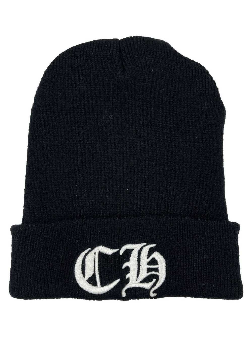 Chrome Hearts Chrome Hearts Embroidered CH Logo Beanie Black