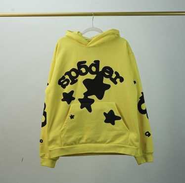 新品未使用 SP5DER スパイダー Beluga Hoodie ベルーガ フーディー パーカー サイズXL プリント イエロー 中古 4c075163 Buy Sp5der Beluga Hoodie 'Gold' - 2406 1SS230106BH GOLD | GOAT