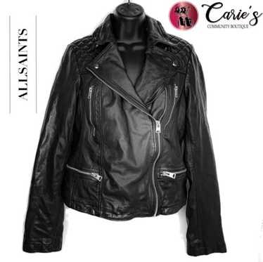 レザージャケット AllSaints EU 最高本革 ライダース vintage ALLSAINTS レザージャケット ライダース ELLIS LEATHER BIKER