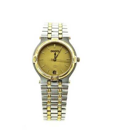 GUCCI 9000M シルバーゴールド 金属ベルト時計 Vintage Gucci 9000M Quartz Gold And Silver Unisex Watch | eBay
