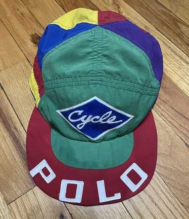 トップス Ralph Lauren 1993 TEAM CYCLE USA JERSEY Polo Ralph Lauren PoloSport Mesh Quarter Zip Cycling