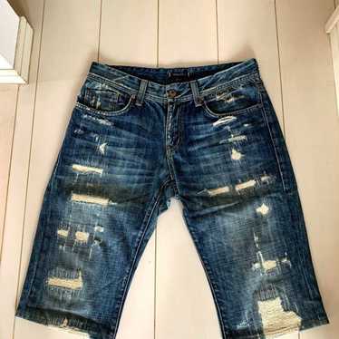 Denim jeans half pants - Gem