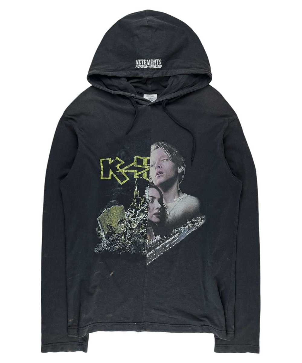 Vetements AW17 Vetements Titanic K-hole Split Logo Tshirt Hoodie