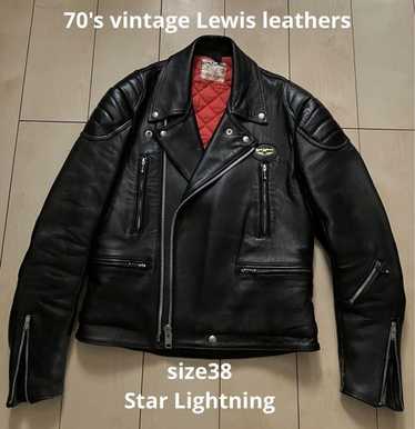 【’70 Vintage 】Lewis Leather Lightning 36 70's] Lewis Leathers Riders Jacket Size.36 