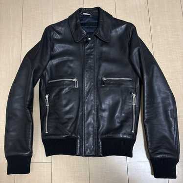 dior homme エディ期 ベースボールレザーブルゾン