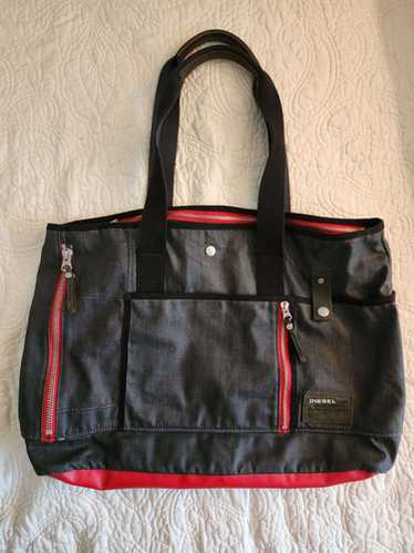 DIESEL DAMAGED DENIM BAG デニム トートバッグ y2k DIESEL トートバッグ デニム