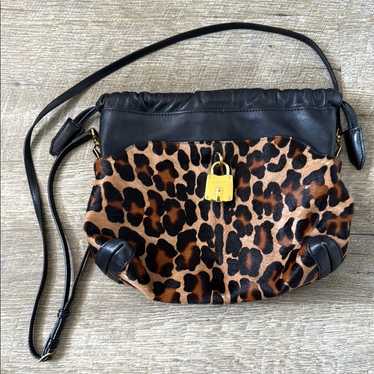 Burberry Prorsum Bucket bag Leopard print Pony-style