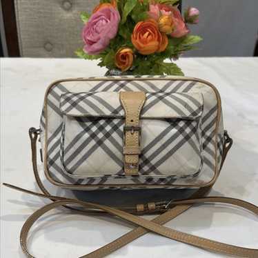 バッグ archive BURBERRY BLUE LABEL Hand Bag BURBERRY BLUE LABEL Nova Check Canvas & Leather Tote Hand