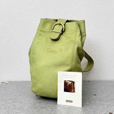 バッグ OLD COACH Leather Sling Bag sage green s-l400.jpg