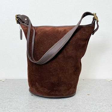 Vintage COACH Reverse Suede XL BERKELEY 9010 Duffle Sack Bag