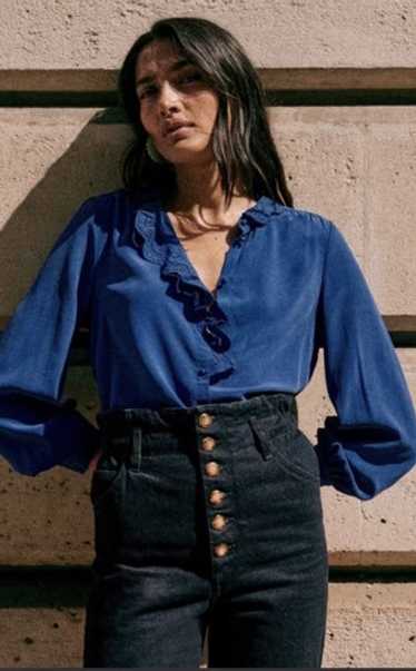 Sezane chemise Chlo セザンヌのコットンシャツ　34 Sezane chemise Chlo セザンヌのコットンシャツ 34
