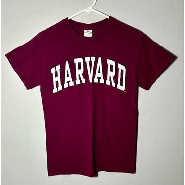 ヴィンテージ HARVARD バーガンディシャツ 75 Vtg Champion Hahvahd Harvard University T-Shirt Spell Out