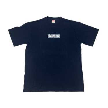 Supreme paisley box logo tee ネイビー Supreme paisley box logo tee ネイビー