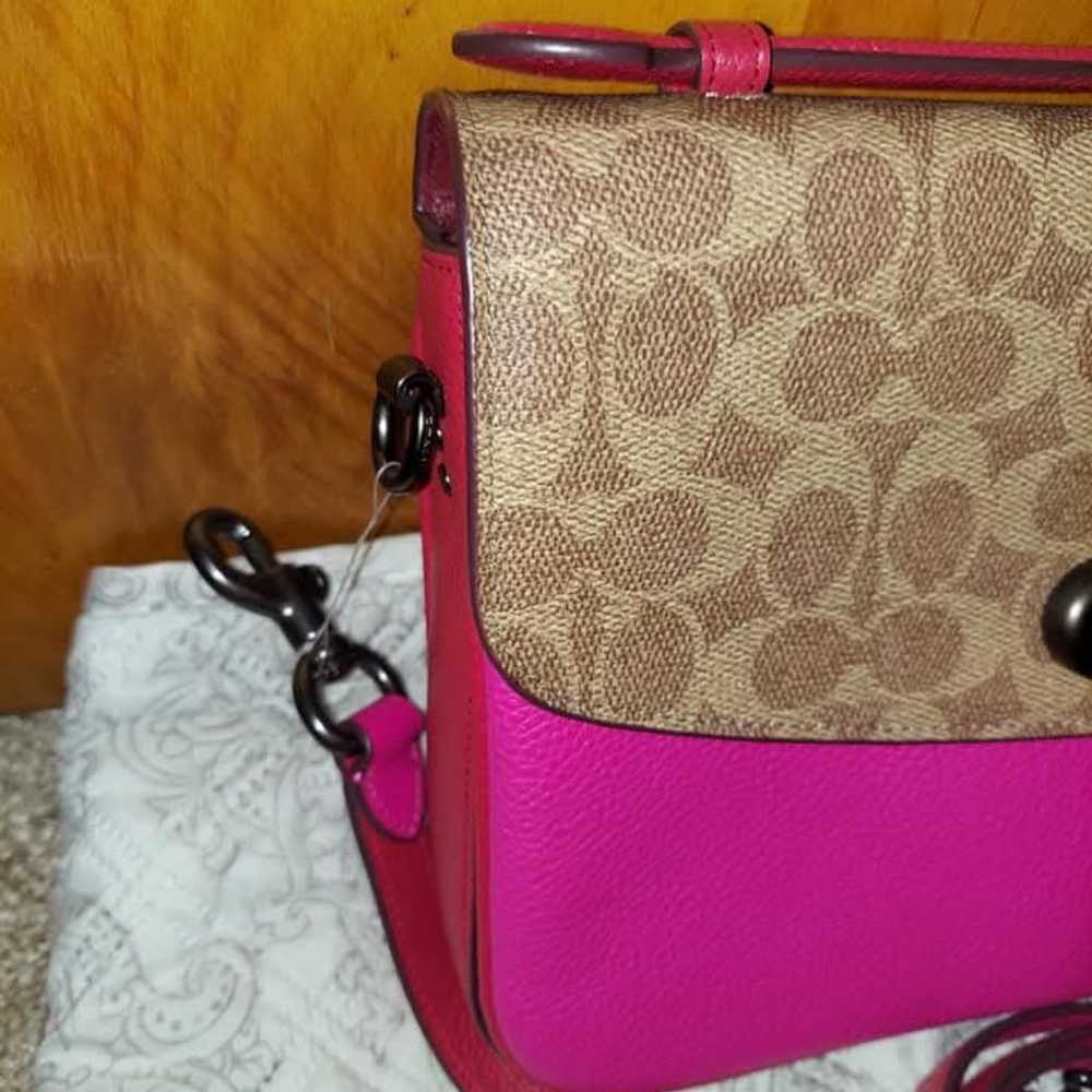 Coach Color Block Cassie and Matching Card Case - image 9