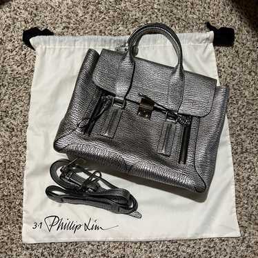 3.1PhilipLimシルバー ミディアムサッチェル 3.1 phillip lim silver - Gem