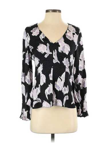 Rebecca Taylor Women Black Long Sleeve Blouse 2 - image 1