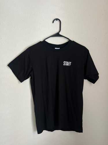 Vetements Charcoal Grey Staff Printed Cotton Knit T-Shirt S