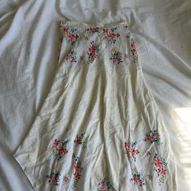 American Vintage Women's Skirt - White/Cream - XX… - image 1