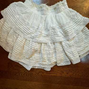 Aerie Women's Skirt - White/Cream - 0 – white flo… - image 1