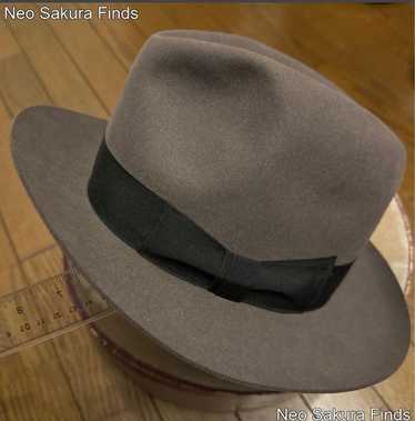 帽子 40s Vintage Borsalino Alex 7 3/8 59cm Borsalino Near-mint 1940s Borsalino Alessandria fedora,7 1/8