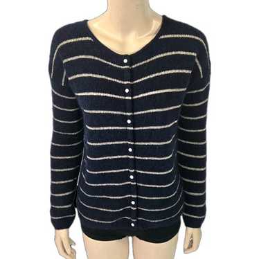 SÉZANE Gaspardネイビー セーター XS Gaspard Cardigan - Vintage Blue - Super kid mohair - Sézane