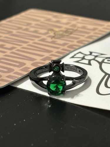 VivienneWestwood☆ REINA PETITE リング グリーン ストーン Vivienne westwood reina - Gem