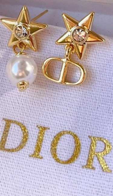 クリスチャンディオール   バングル  ロゴストーン Christian Dior CLAIR D LINE lune CD LOGO CLEAR STONE DESIGN