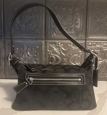 バッグ Coach Signature Demi Clip Flap Purse Coach Signature Clip Demi Flap Shoulder Handbag – Holy Thrift