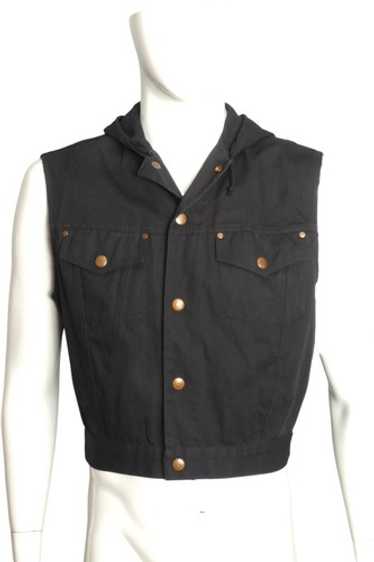 ジュニアゴルチエJUNIOR GAULTIER カウレザーフリンジベスト 茶40 【レディース】 ジュニアゴルチエJUNIOR GAULTIER カウレザーフリンジベスト 茶