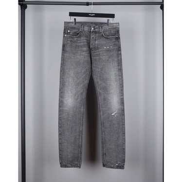 PRADA 2009 デニムパンツ ロゴ お洒落度UP】PRADA◇デニム ワイドセルビッジ ジーンズ ロゴ付