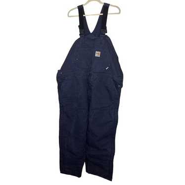 Carhartt FR オーバーオール XL ネイビー Carhartt fr coveralls | - Gem