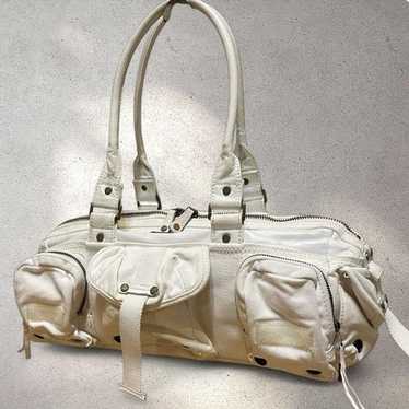 archive diesel grunge leather boston bag