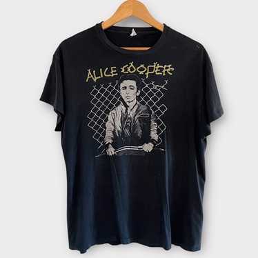 ゆうたろう【80〜90's】 ALICE COOPER rock Tee men's t-shirt Alice Cooper - Elected Band - ROCK OFF
