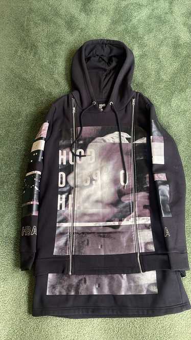 HOOD BY AIR HBA SWEATSHIRT WITH DEAD INSIDE EMBROIDERY