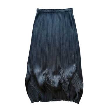 美品 PLEATS PLEASE ISSEY MIYAKE スカート レア Issey Miyake Pleats Please grey maxi skirt that is scrunched