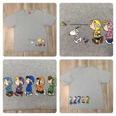 未使用・美品　SNOOPY × A BATHING APE  コラボ　レア 入手困難】 A BATHING APE SNOOPY コラボTシャツ M