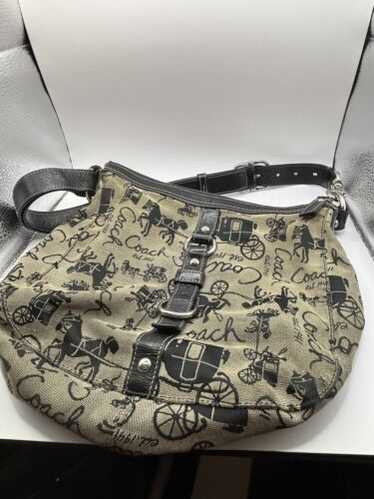 Coach tan horse&carriage vtg - Gem