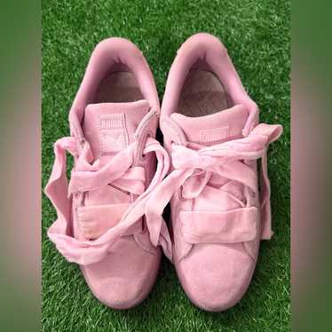 PUMA ウィメンズ Suede ハート Dig Emb 367027-02 23ｃｍ ピンク Puma suede heart reset - Gem
