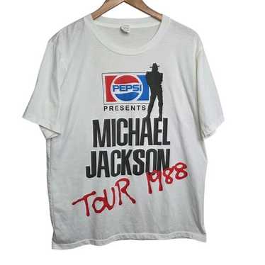Michael Jackson 1988 Pepsi Tour Vintage Soft Cotton T-Shirt