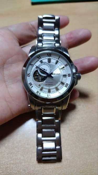 【稼働】SEIKO premier 腕時計 スモセコ ローマン メンズ 稼働】SEIKO premier 腕時計 スモセコ ローマン メンズ SEIKO