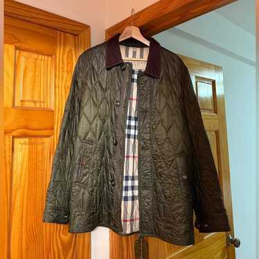 値下げ！BURBERRY シルバー黒ジャケット 6Y (116cm) Burberry Rowan nylon jacket for girls 8092531 Black